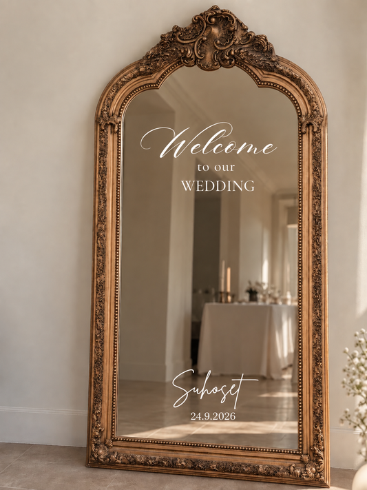 Peilitarra ''Welcome to our wedding''