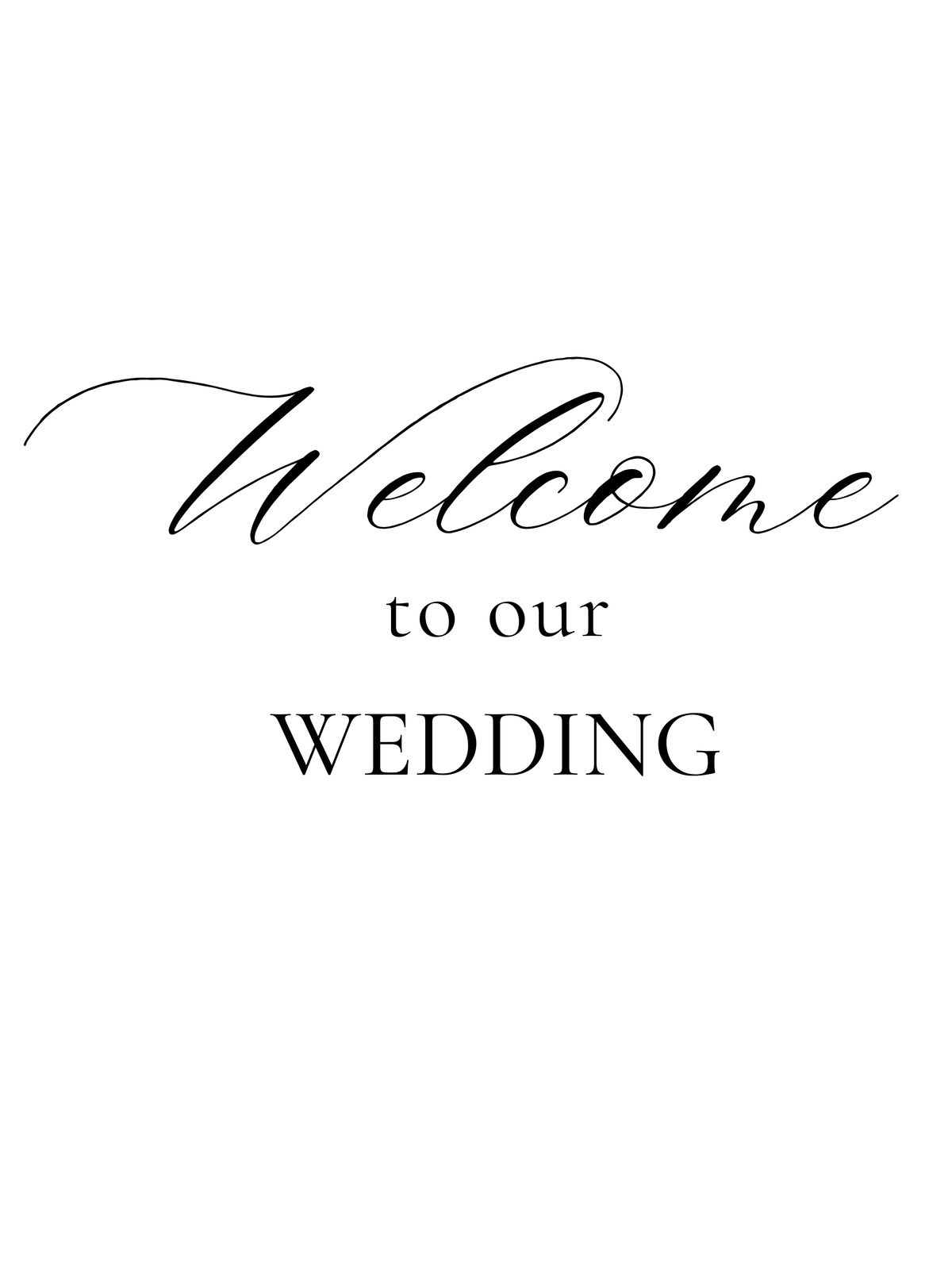 Peilitarra ''Welcome to our wedding''